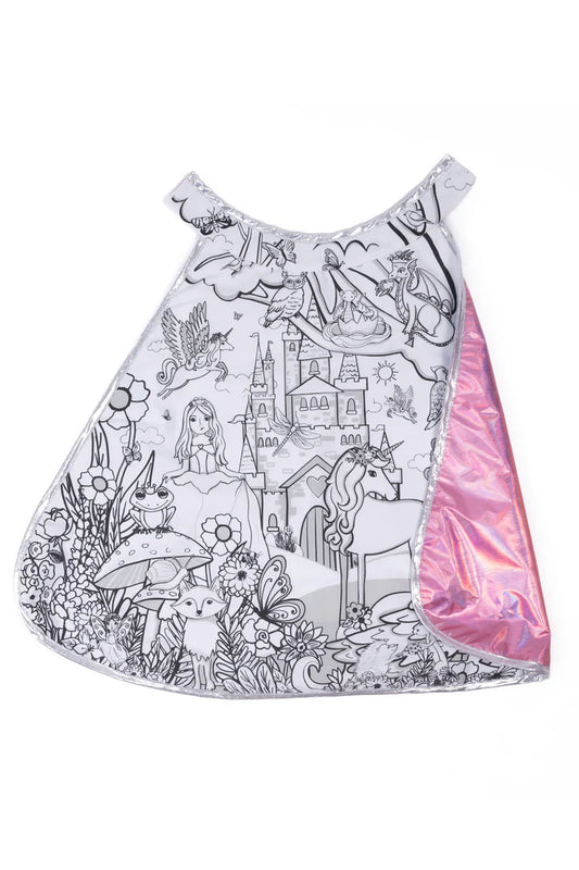 Enchanted Unicorn Color in Cape with Markers