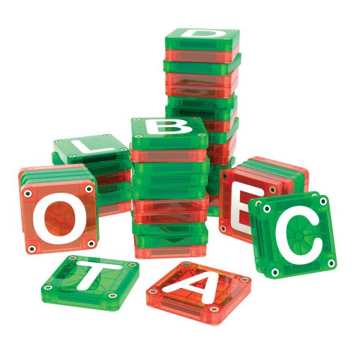 Magnatiles MicroMags Learn Letters