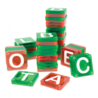 Magnatiles MicroMags Learn Letters