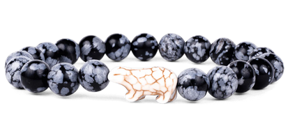 Fahlo Bracelet Polar Bear Papillae Stone
