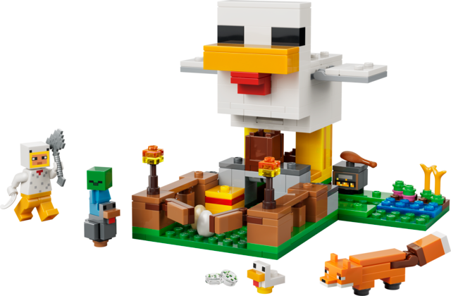 Lego Minecraft Chicken Farm