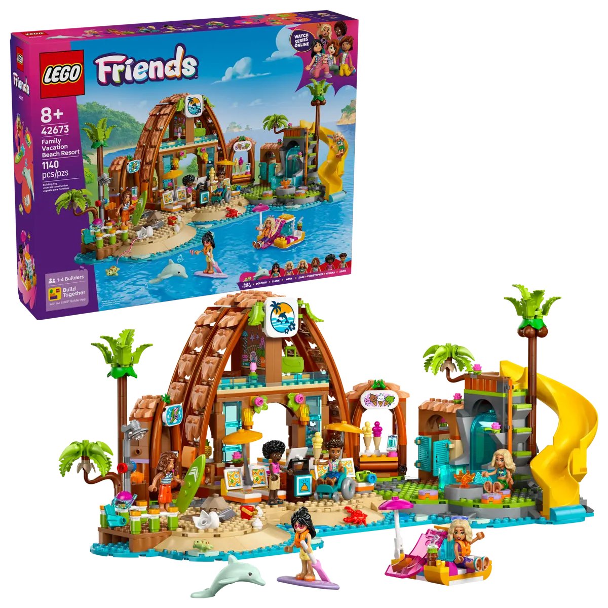 Lego Friends Family Vacation Beach Resort