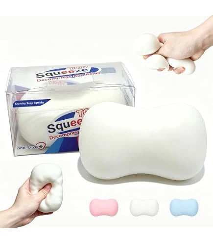 Squishy Crunchy Soap White