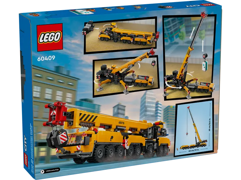 Yellow Construction Crane