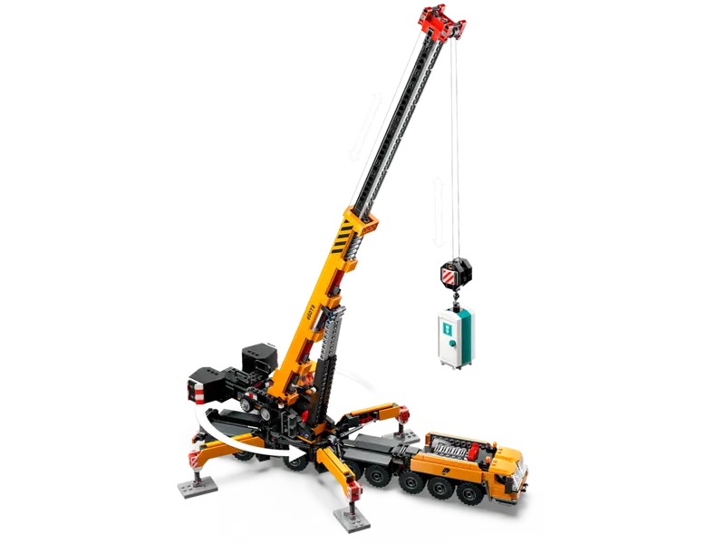 Yellow Construction Crane