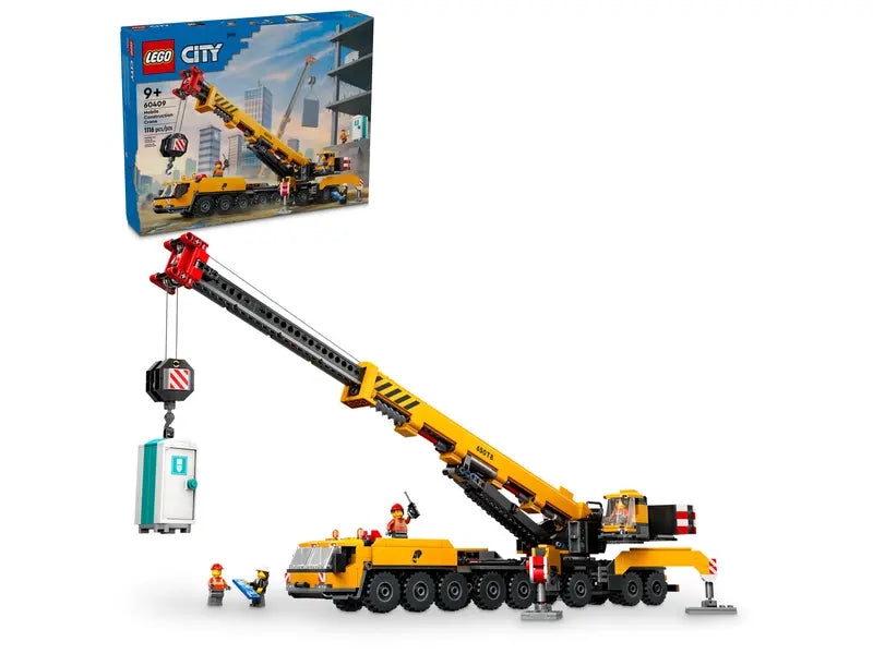 Yellow Construction Crane
