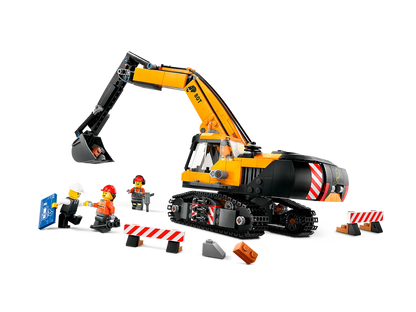 Lego Yellow Construction  Excavator