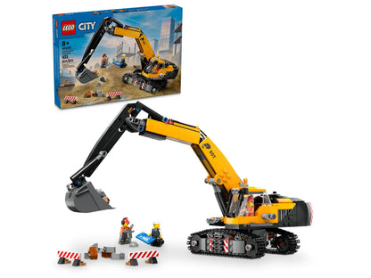 Lego Yellow Construction  Excavator