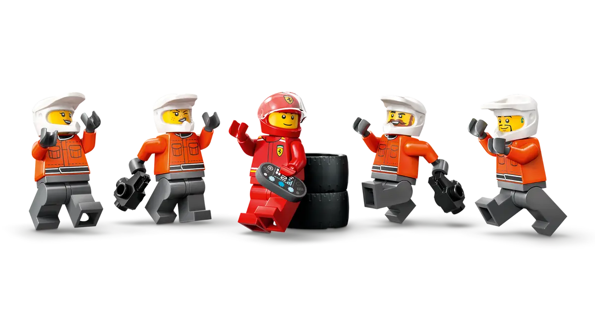 F1 Pit Stop Crew Ferrari