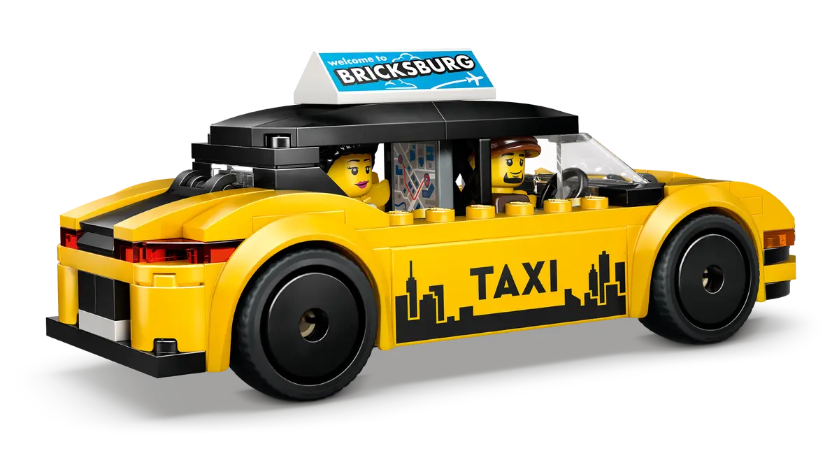 Lego City Yellow Taxi