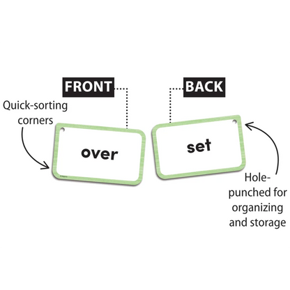 Sight Words B Flash Cards