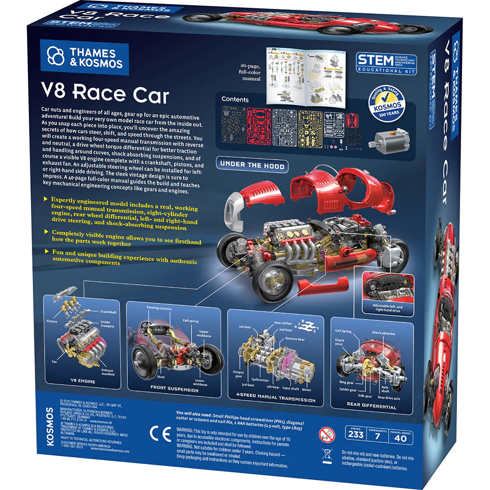 V8 Race Car 🔋2 AAA