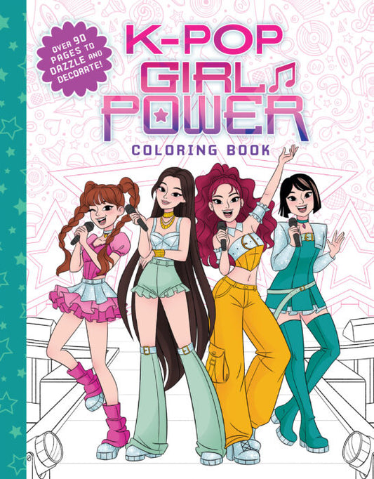 K-Pop Girl Coloring Book