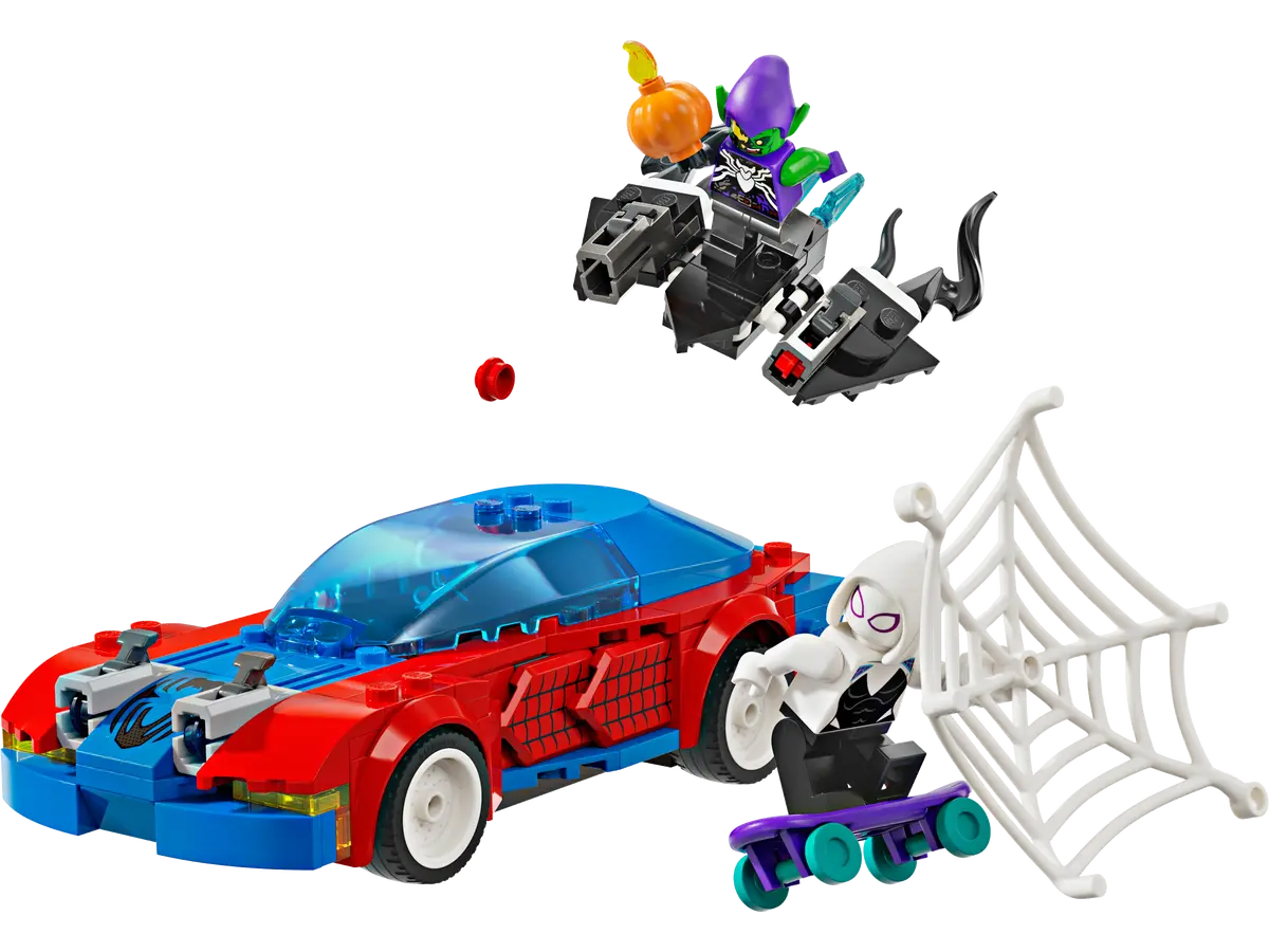 Lego Marvel Spider Man Race Car Venom