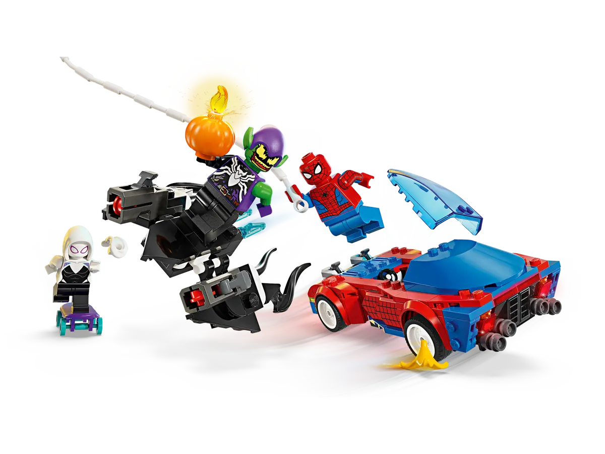 Lego Marvel Spider Man Race Car Venom