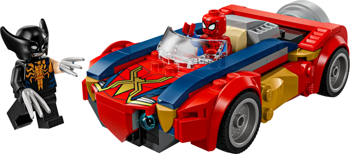 Lego Marvel Spider-Man Car Vs. Venomized Wolverine