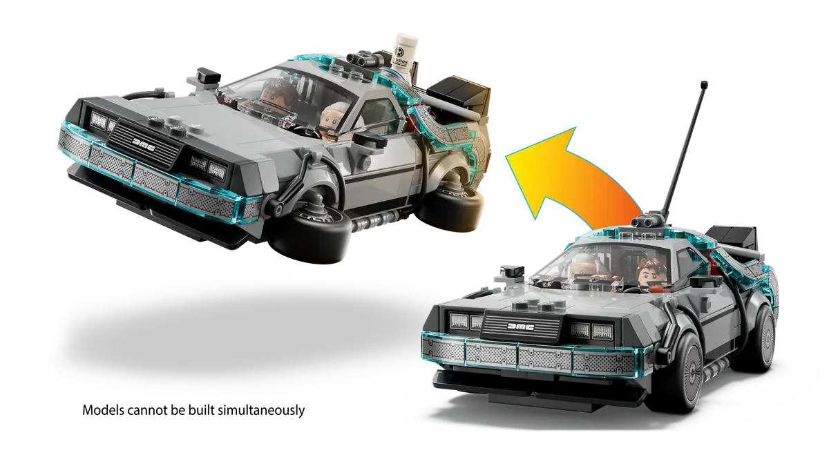 Lego Time Machine From Back To The Future