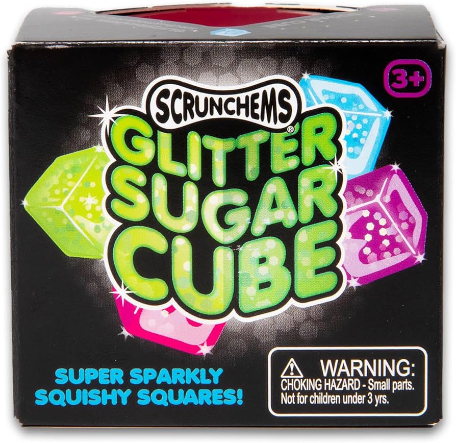 Scrunchems Squish Glitter Sugar Cube