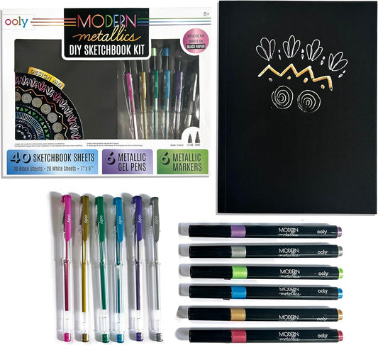 Modern Metallics DIY Sketchbook Kit
