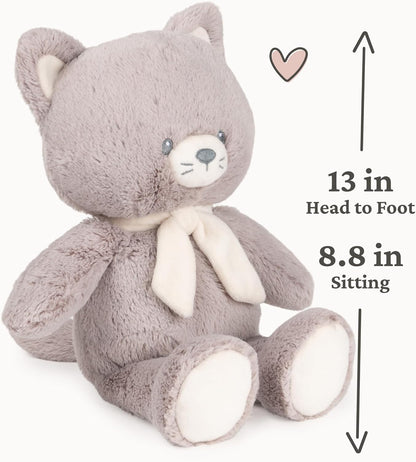 Peppercorn Gray Kitten Sustainable Plush