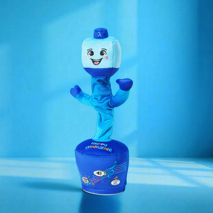 Dancing Dreidel - Sings 6 Chanukah Songs & Can Record Your Own 🔋3AA