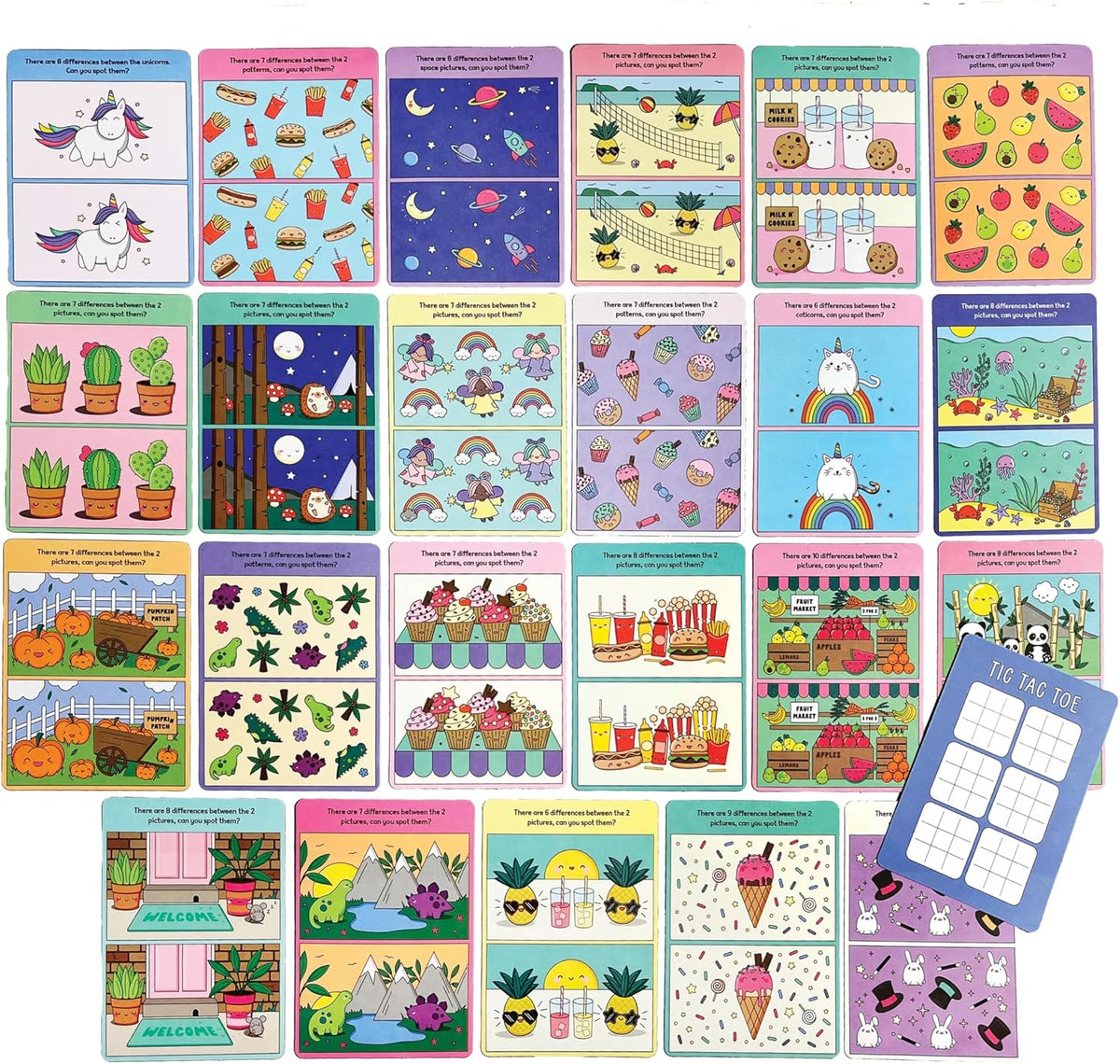 Spot the Difference Cards