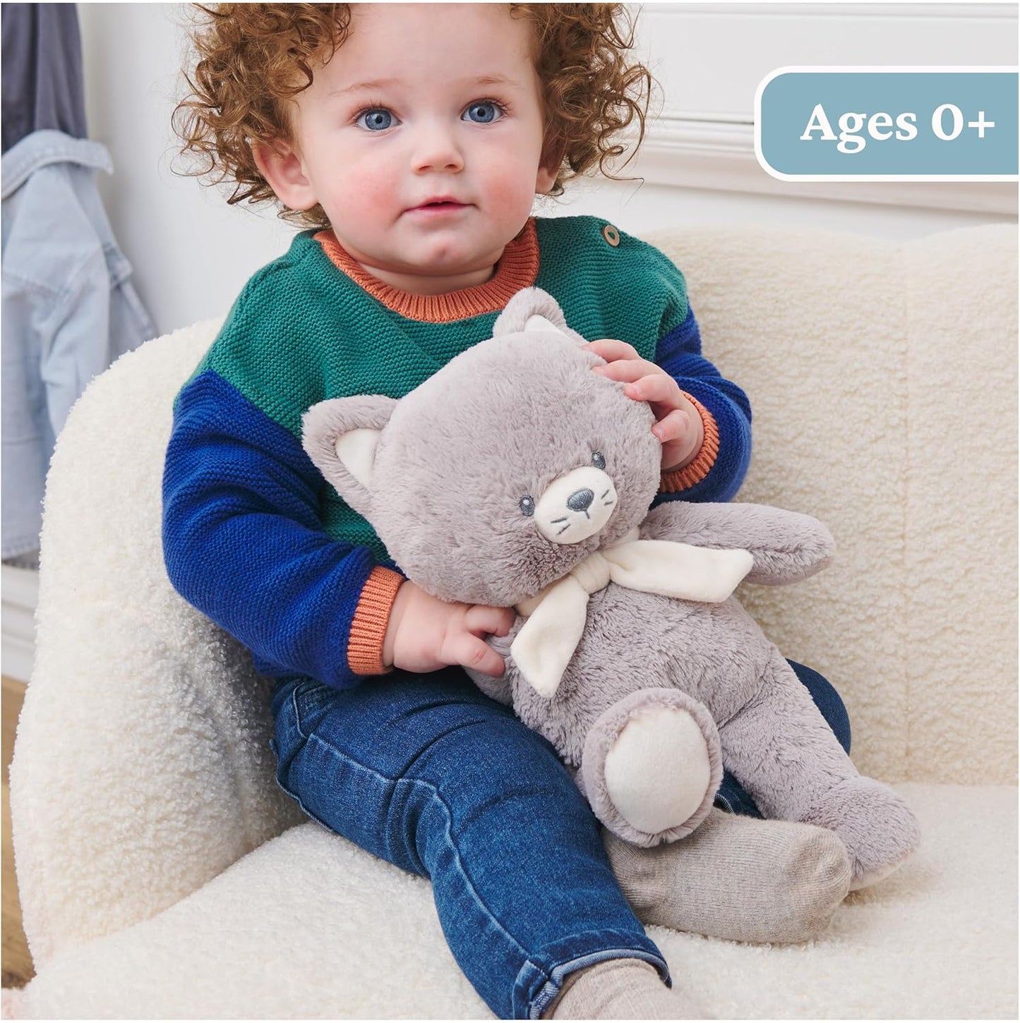 Peppercorn Gray Kitten Sustainable Plush