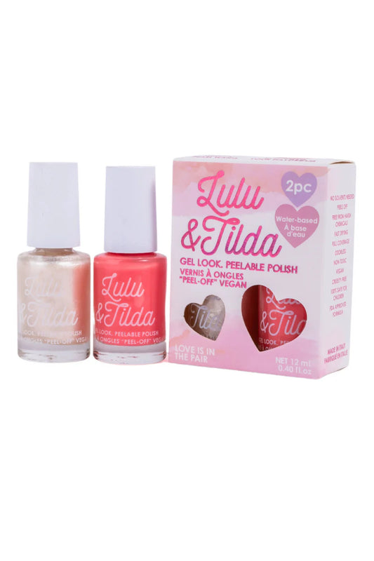 Peelable Nail Polish 2 Bottle Set Love Is In The Pair