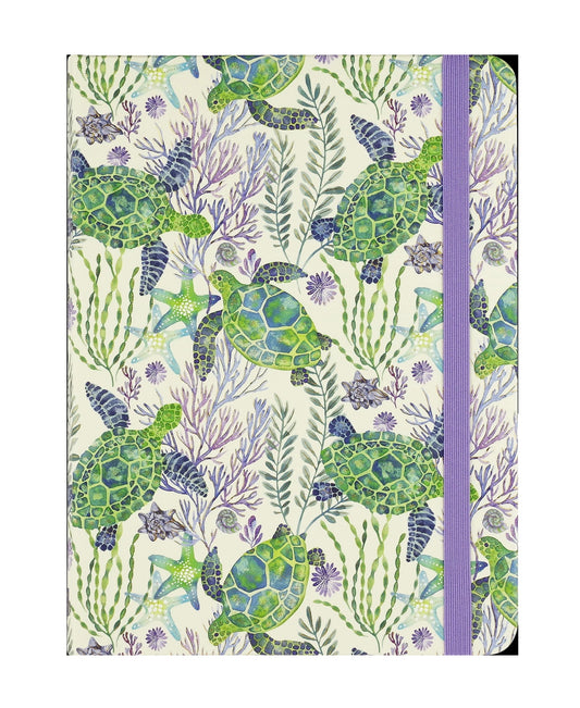 Sea Turtles Lined Journal