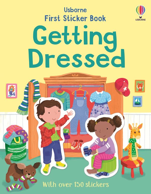 First Sticker Book Getting Dressed