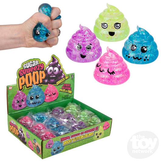 Squeezy Sparkle Sugar Poop 2.5"