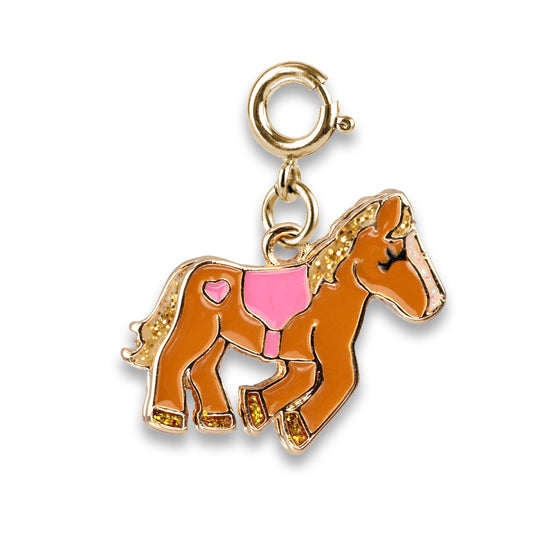 Charm It Gold Horse Charm