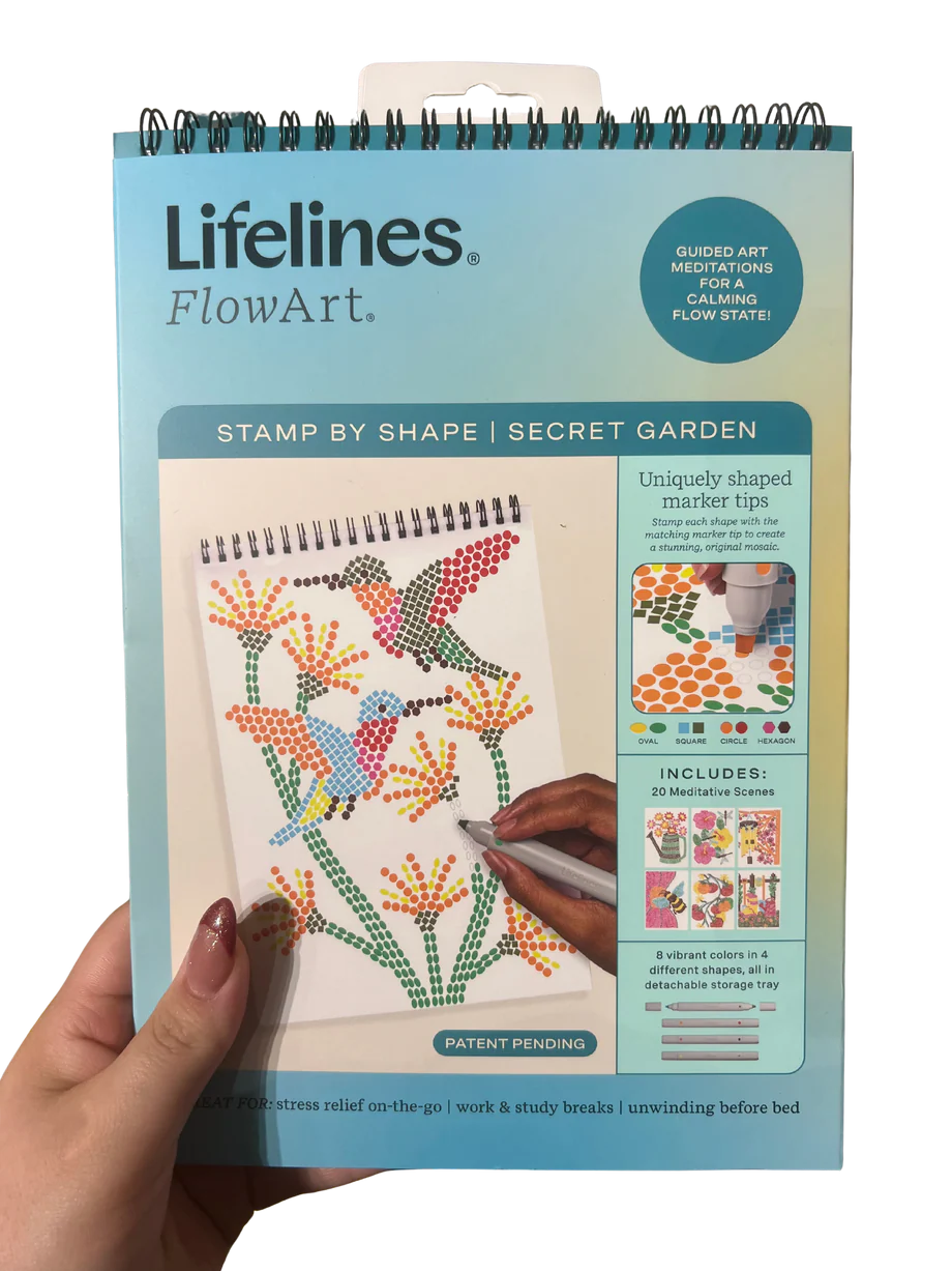Flowart Stamp by Shape Secret Garden
