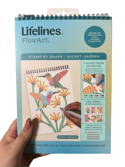 Flowart Stamp by Shape Secret Garden