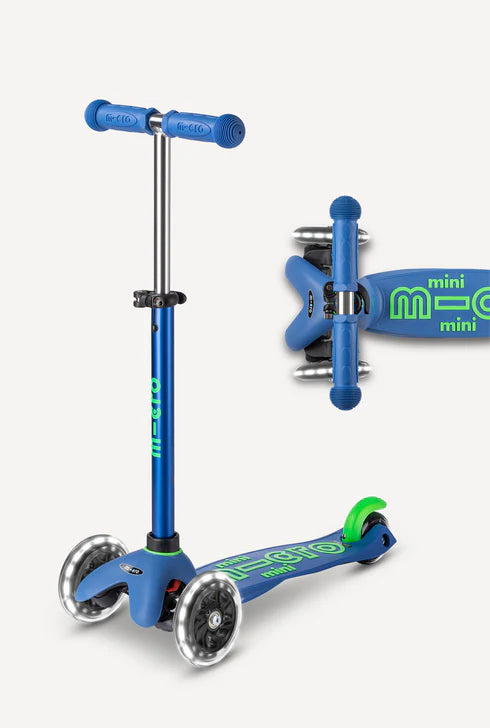 Micro Mini Scooter Blue Led