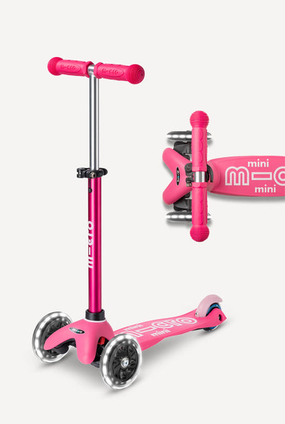 Micro Mini Scooter Pink Led