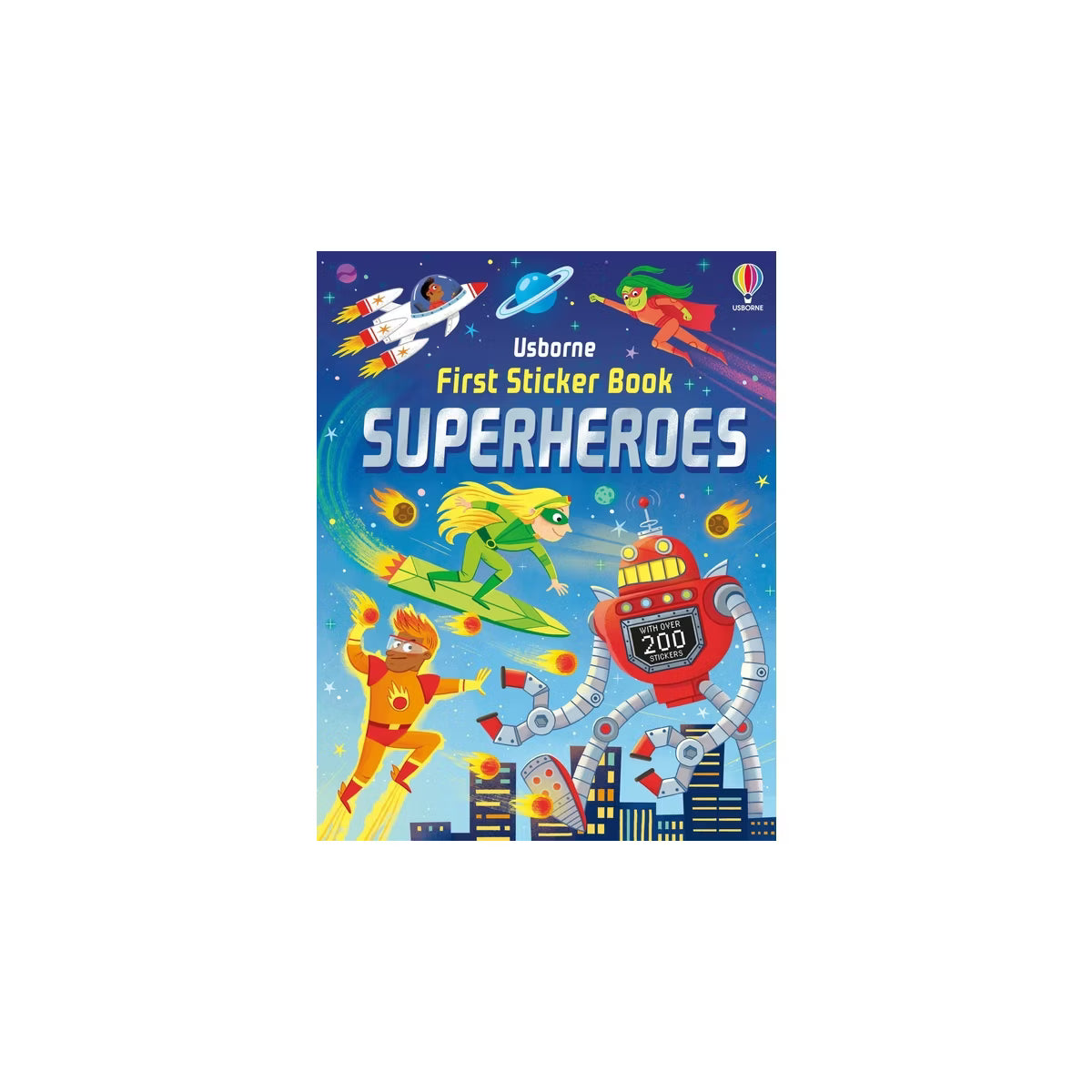 First Sticker Book Superheroes