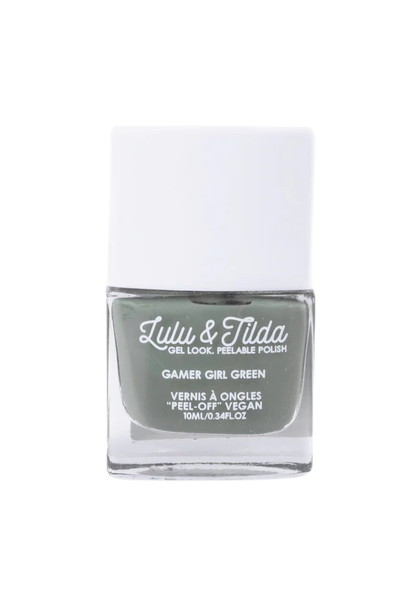 Peelable Nail Polish Gamer Girl Green