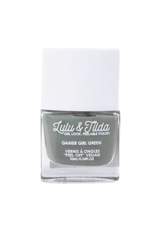 Peelable Nail Polish Gamer Girl Green