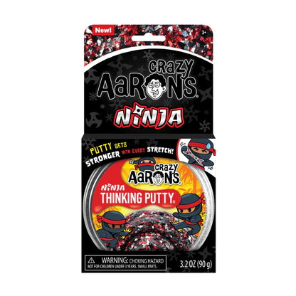 Crazy Aarons Angry Putty Ninja Thinking Putty