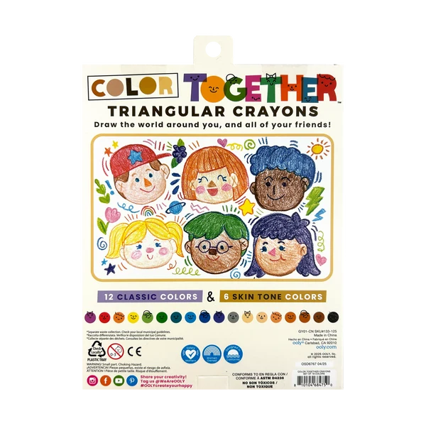 Color Together Crayons Set of 18