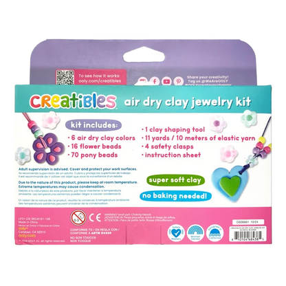 Creatibles Air Dry Clay Jewelry Kit