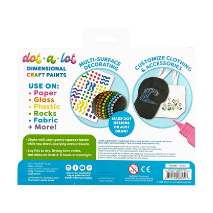 Dot A Lot Dimensional Craft Paints Brights