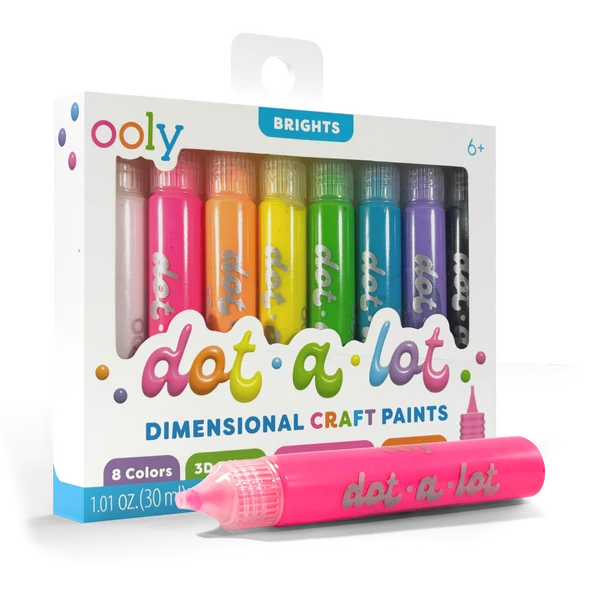 Dot A Lot Dimensional Craft Paints Brights