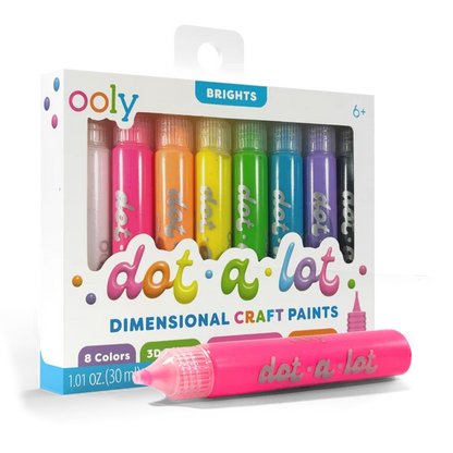 Dot A Lot Dimensional Craft Paints Brights