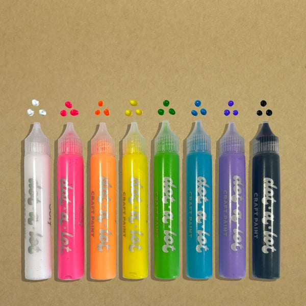 Dot A Lot Dimensional Craft Paints Brights