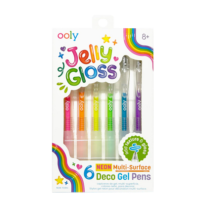 Jelly Gloss Neon Gel Pens