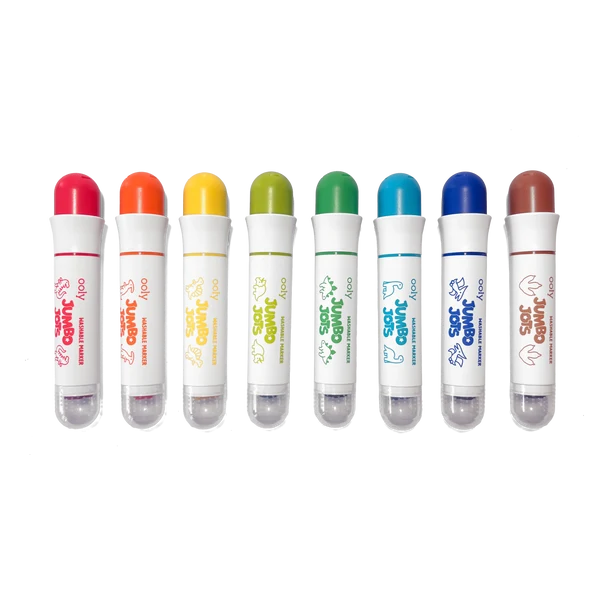 Jumbo Jots Dual Tip Dinosaur Markers Set of 8