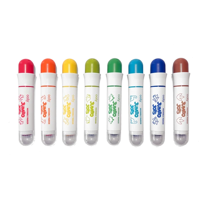 Jumbo Jots Dual Tip Dinosaur Markers Set of 8