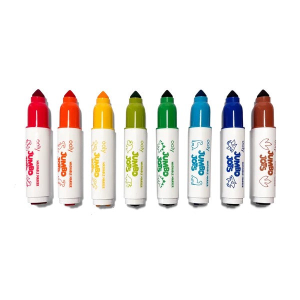 Jumbo Jots Dual Tip Dinosaur Markers Set of 8